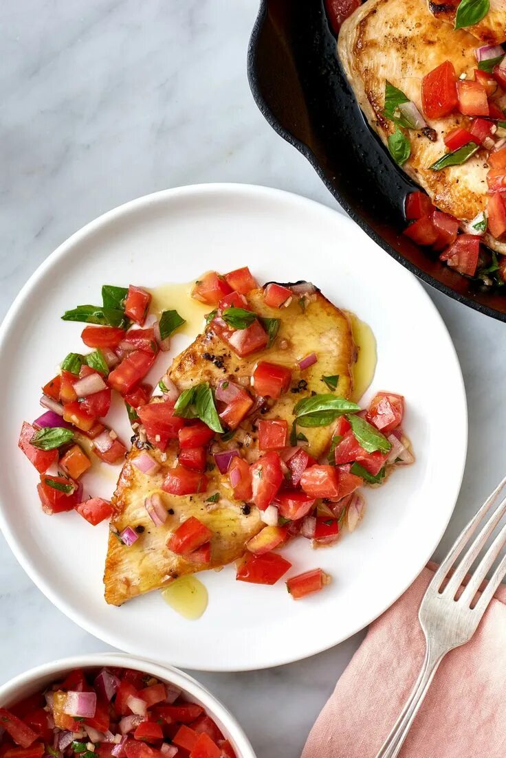 Просто и вкусно фото быстро ужин I Promise My "Bruschetta Chicken" Will Be the Best Dinner You'll Make All Summer