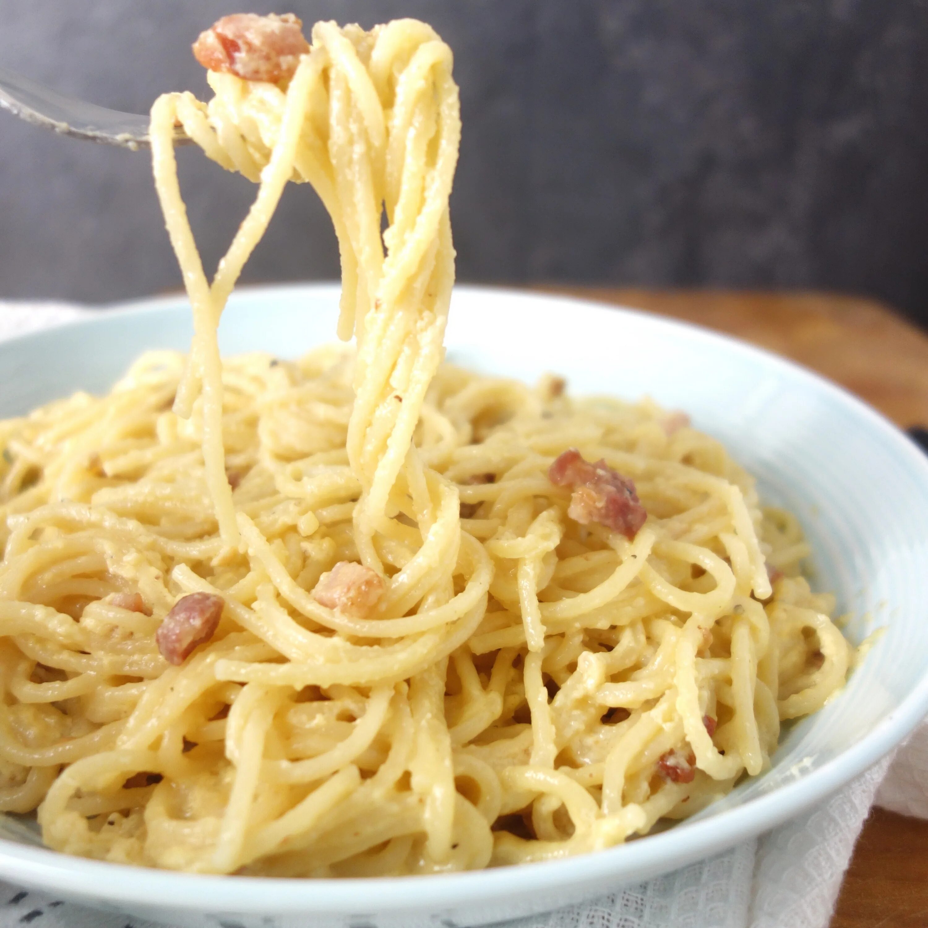 Просто макароны фото Spaghetti Carbonara