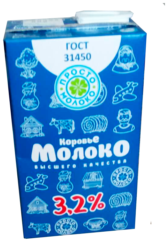 Просто молоко фото Молоко Просто молоко ультрапастеризованное 3.2% - купить в интернет-магазине по 