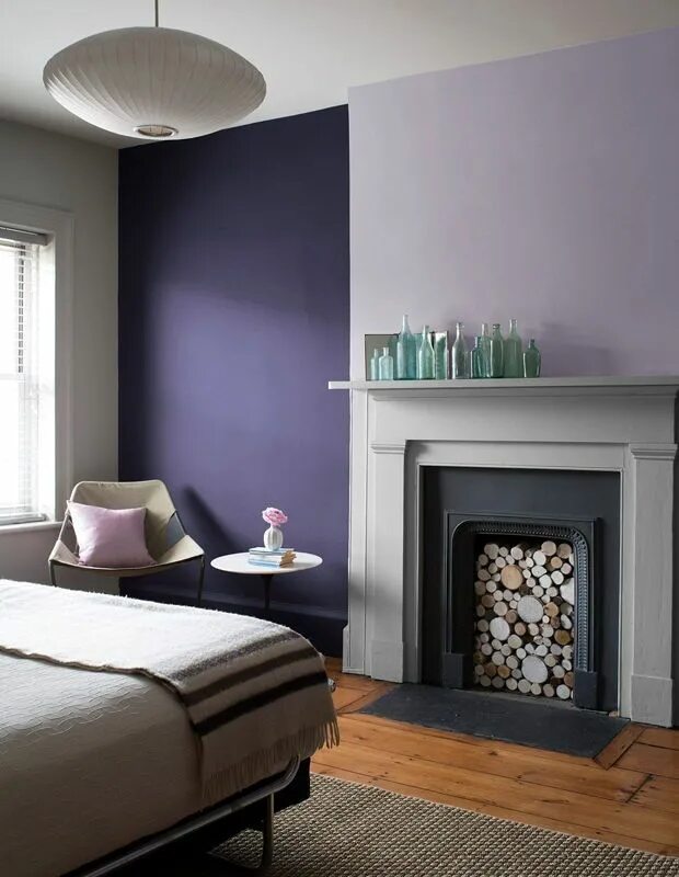 Просто ремонт цвет стен в интерьере Color Crush: Banish The Winter Blues With Eggplant Purple bedrooms, Purple bedro