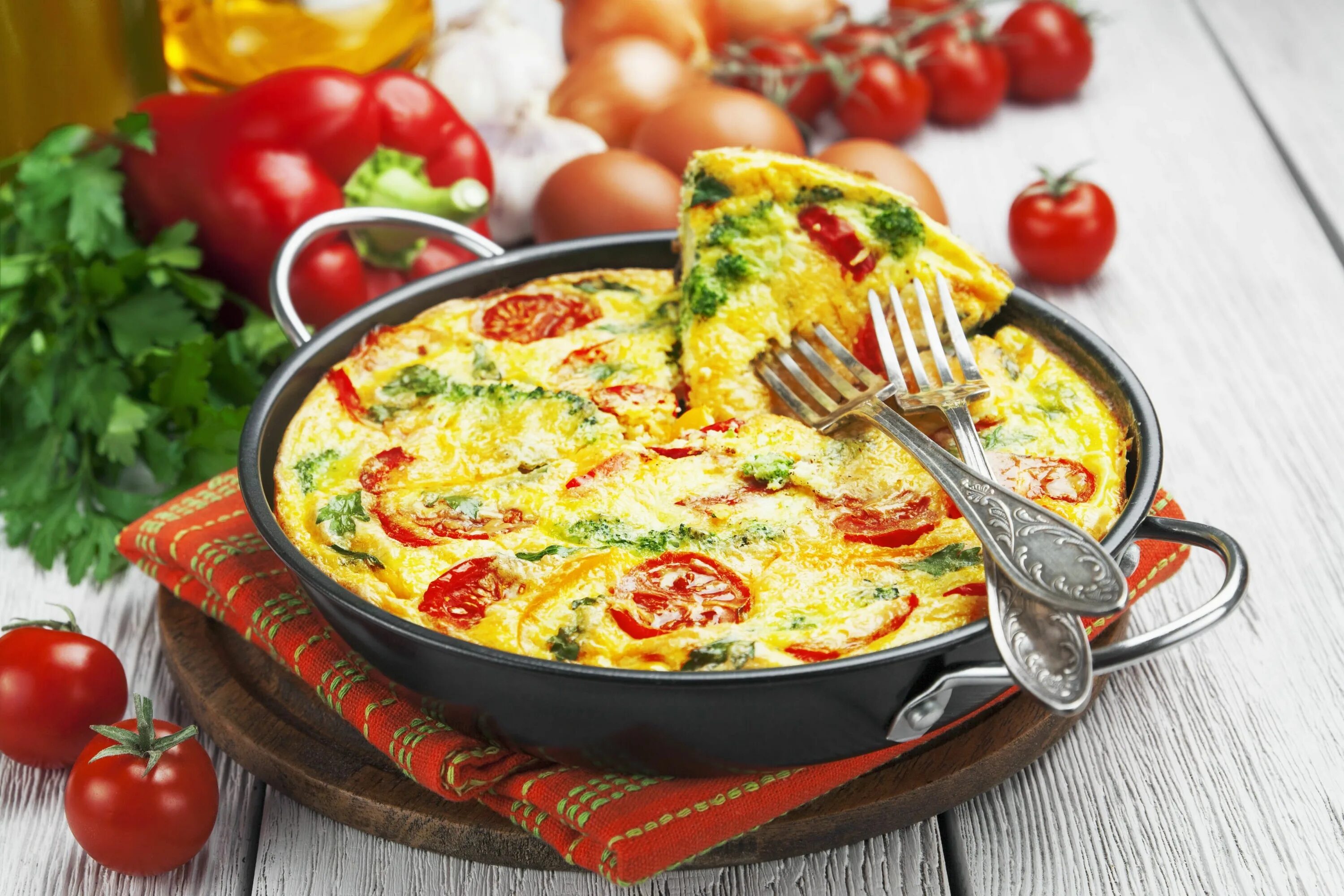 Просто вкусно и по домашний фото Italian Breakfast Frittata - Slender Kitchen Recipe Paleo cooking, Italian break