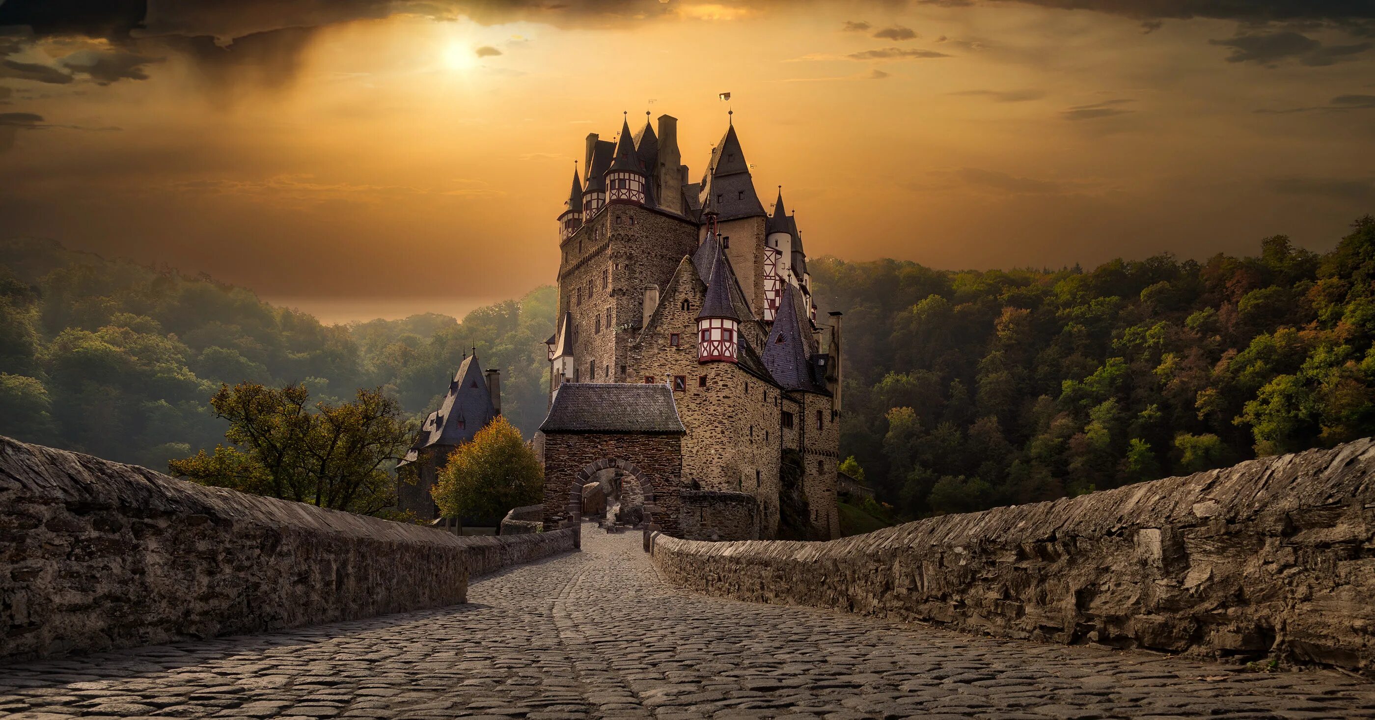 Просто замки фото Burg Eltz (1) Images :: Behance