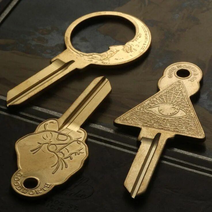 Простое фото ключей Rad Kwikset Key Blanks - Room Escape Artist Design, House keys, House