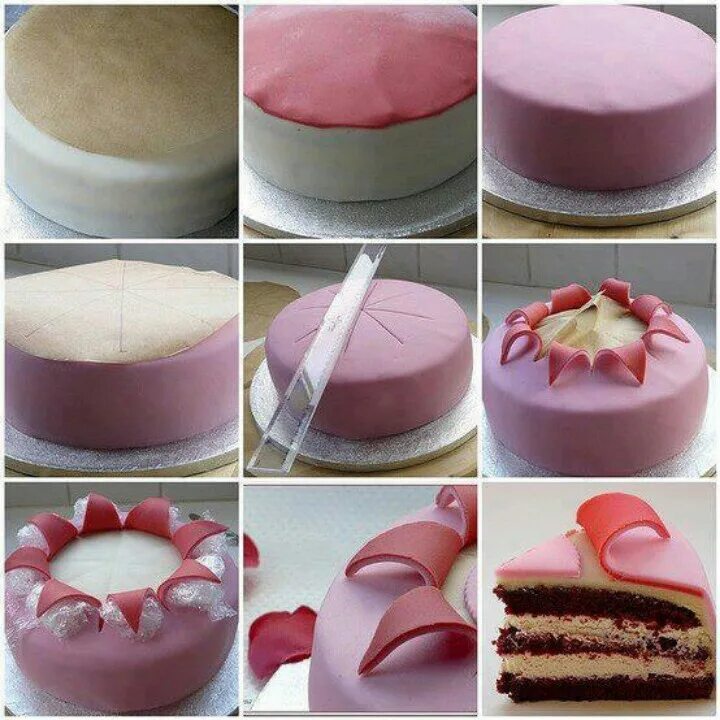 Простое оформление торта в домашних условиях Pin di Katie Hanna su Diy Suggerimenti per la decorazione di torte, Torte cupcak