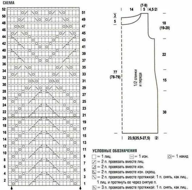 Простое платье спицами схемы 103150040_large_1937392264799499699 Выкройки, Вязание, Летнее вязание