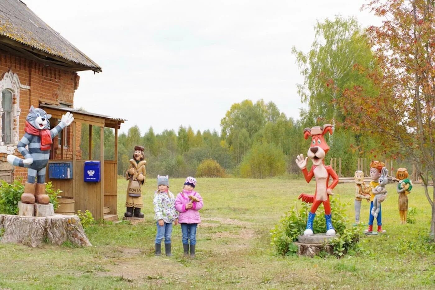 Простоквашино нижегородская область фото В Нижегородской области есть деревня Простоквашино, которую превращают в мультик