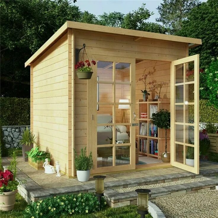 Простой дачный домик своими руками проекты фото Pin on Our house Summer house garden, Shed design, Backyard sheds