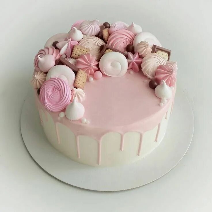 Простой декор торта на день рождения девочке Cake Decorating Store Cake decorating store, Cake, Yummy cakes