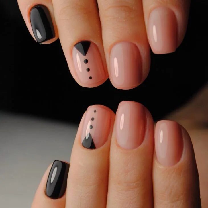 Простой дизайн маникюра 15 estilos de unhas decoradas para você se inspirar Gel nails, Pretty nails, Min