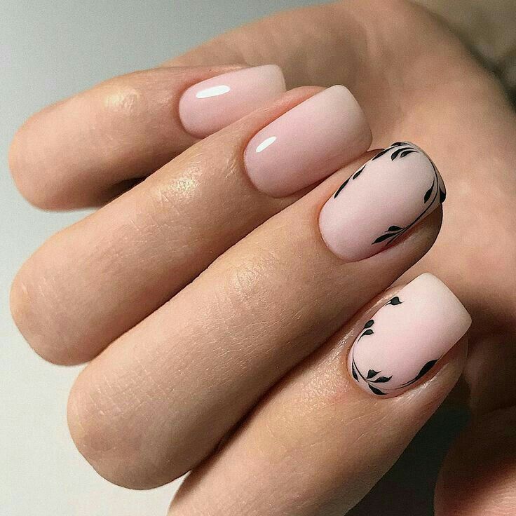 Простой дизайн маникюра на короткие ногти Pin on Манік Matte nails design, Nails, Manicure