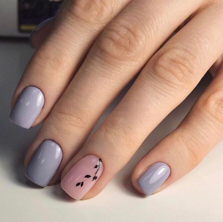 Простой дизайн на короткие ногти Pin by Елизавета Владиславовна Белкин on Маникюр Luxury nails, Gel nails, Trendy