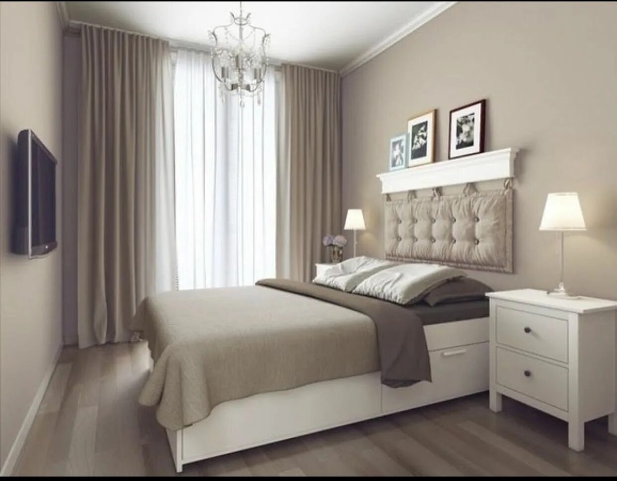 Простой дизайн спальни Pin by Натали Анатолиева on Спальня Interior design bedroom small, Bedroom inter