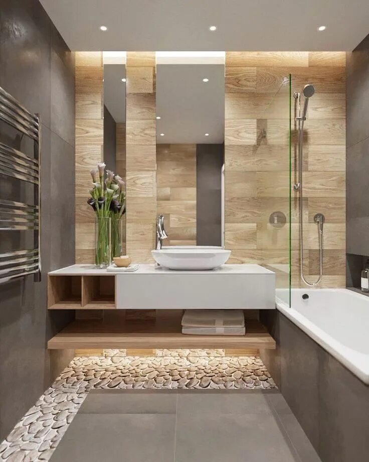 Простой дизайн ванной Дизайн ванной комнаты Top bathroom design, Bathroom interior design, Bathroom in