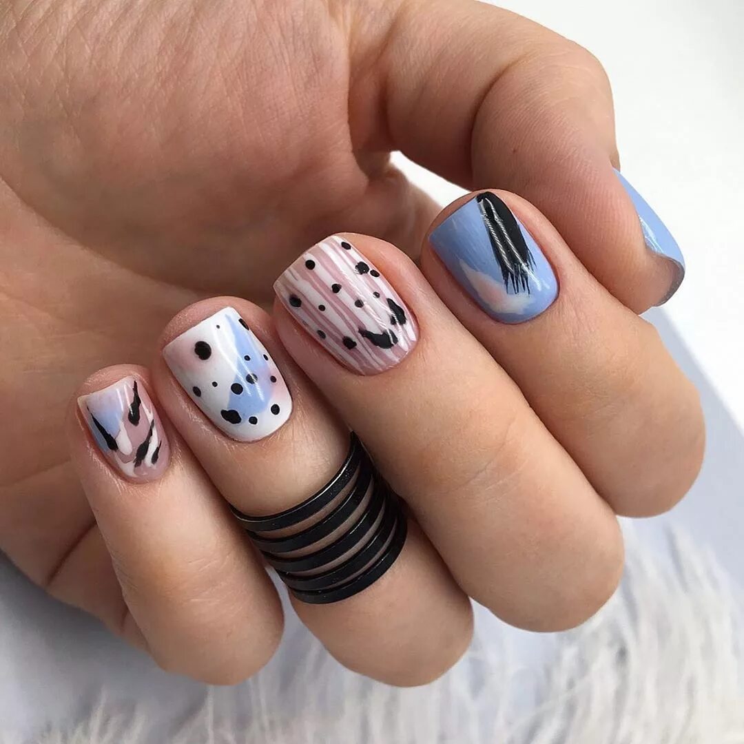 Маникюр Дизайн Весна Красивые Ногти Новинки Nail Art - YouTube