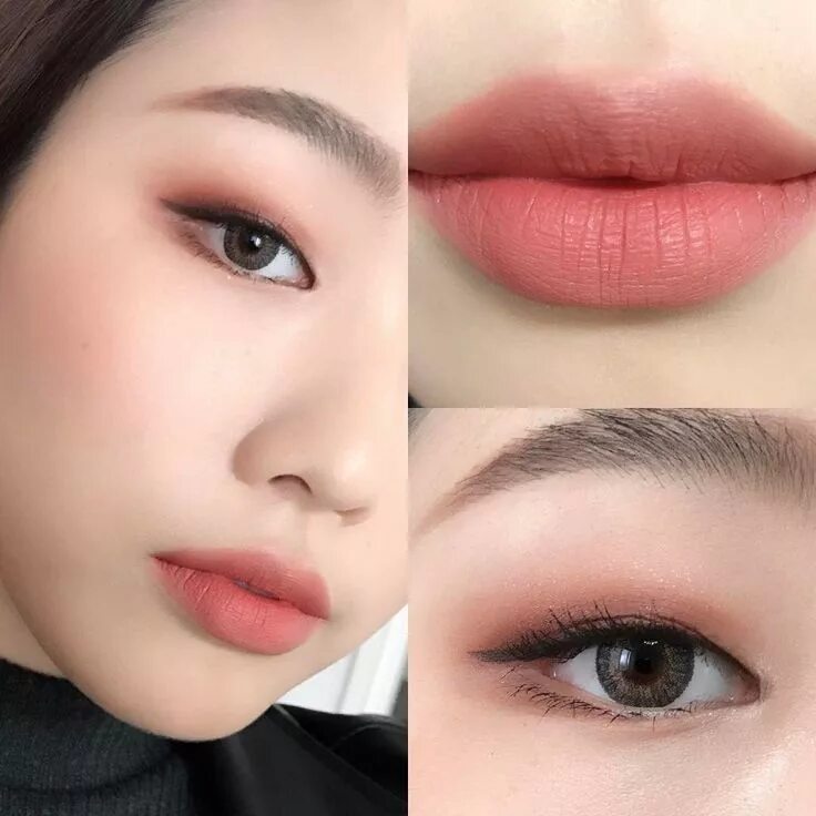 Простой корейский макияж park rowan BTS 8th Member Pink makeup, Korean eye makeup, Korean makeup look