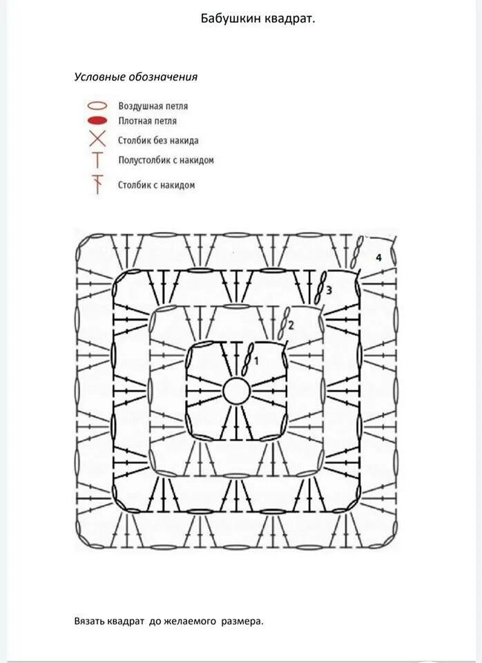 Простой квадрат крючком схема для начинающих Картинки ПРОСТОЙ ПЛЕД КРЮЧКОМ СХЕМЫ
