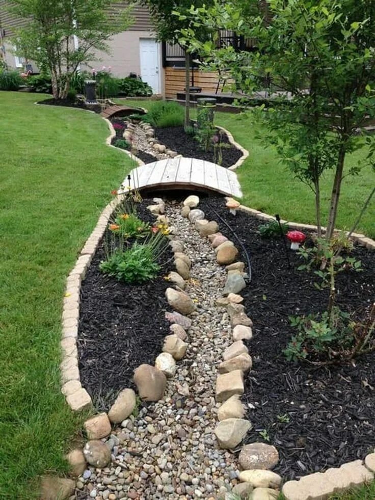 Простой ландшафтный дизайн своими руками фото How to use decorative gravel, pebbles, and stones in your garden and flower beds