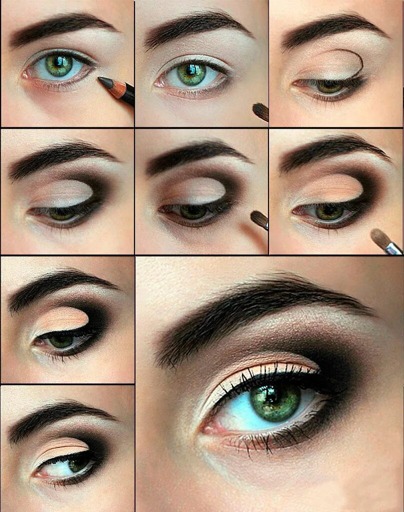 Простой макияж пошагово макияж пошаговое фото - Поиск в Google Simple eye makeup, Eye makeup tips, Pink 