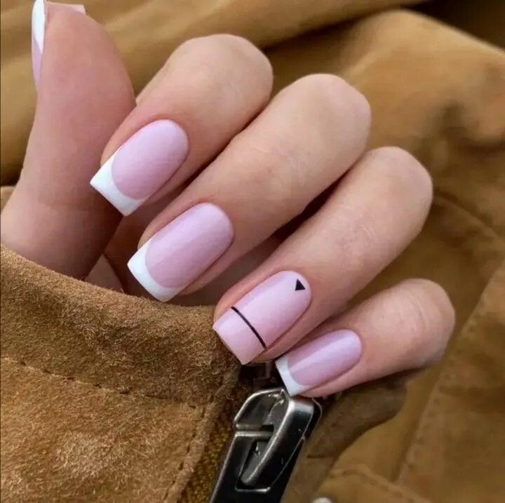 Простой маникюр на квадратные ногти Маникюр 2020 Nails, Beauty