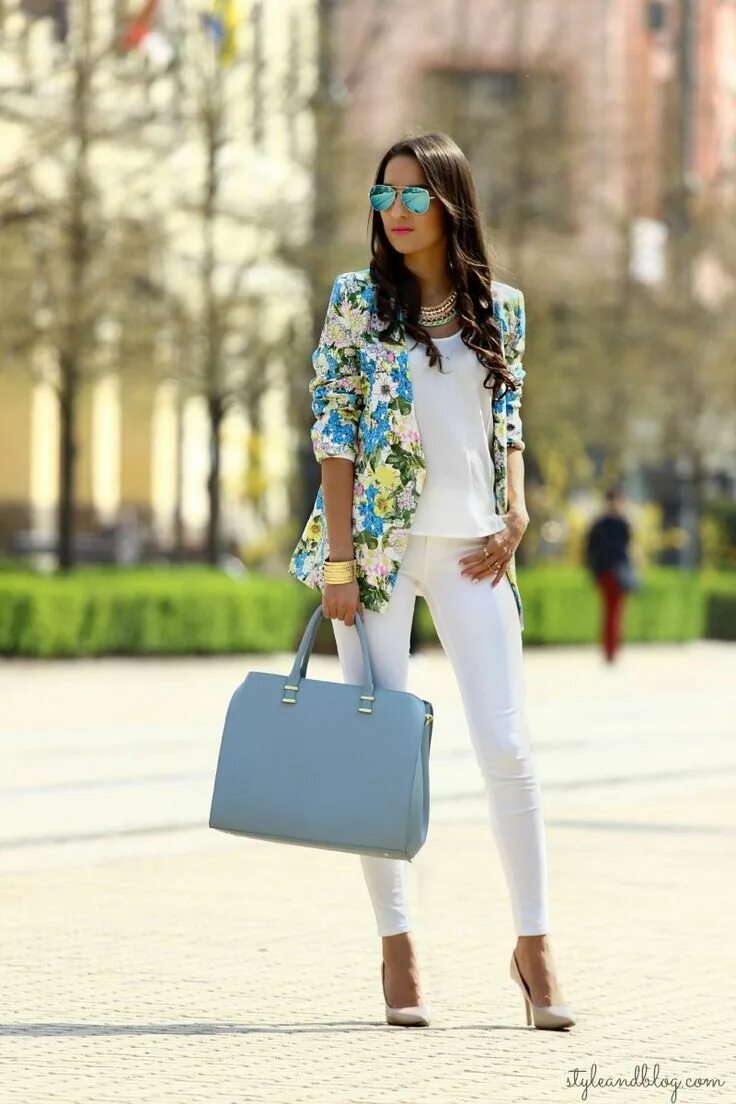 Простой модный образ Pin on Fashion and beautiful things Floral blazer outfit, Indie outfits alternat