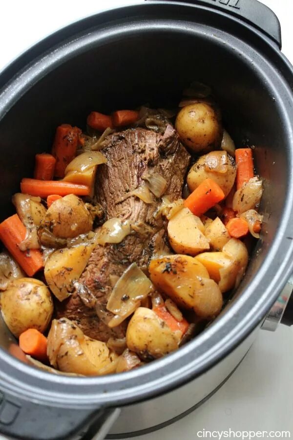 Простой рецепт мяса в мультиварке фото Delicious Slow Cooker Roast