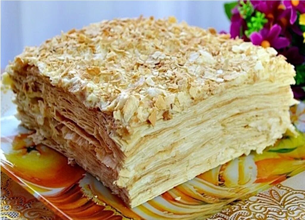 Простой рецепт торта наполеон с фото GÂTEAU RUSSE NAPOLÉON : la recette facile - CULTURE CRUNCH