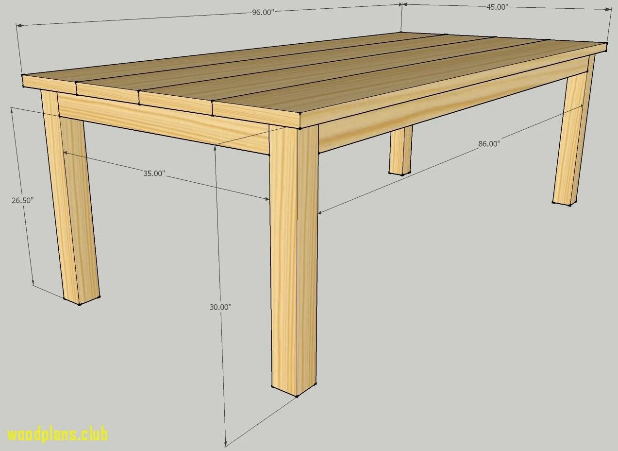 Простой стол для дачи своими руками 70+ Table Woodworking Plans Free - Best Spray Paint for Wood Furniture Check mor