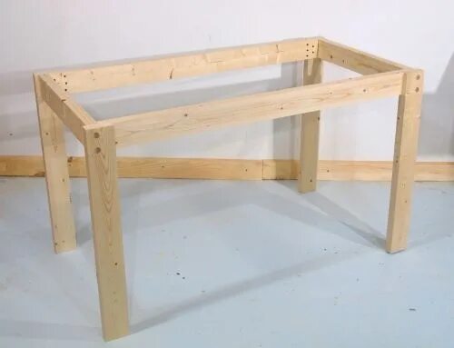 Простой стол своими руками фото Simple table frame. Madera, Planos de muebles, Hacer sillas de madera