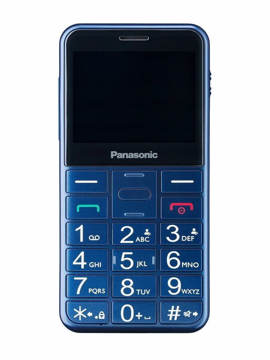 Простой телефон фото Мобильный телефон Panasonic KX-TU110 RU Blue - характеристики и описание на Мега