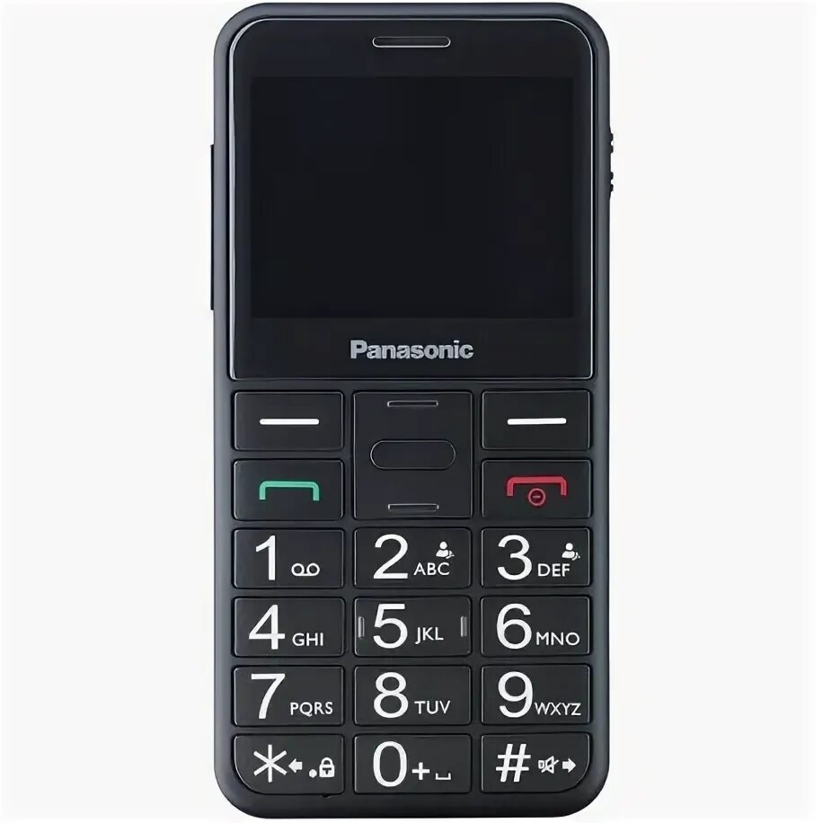 Простой телефон фото Panasonic KX-TU150, black - Cellphones - Photopoint