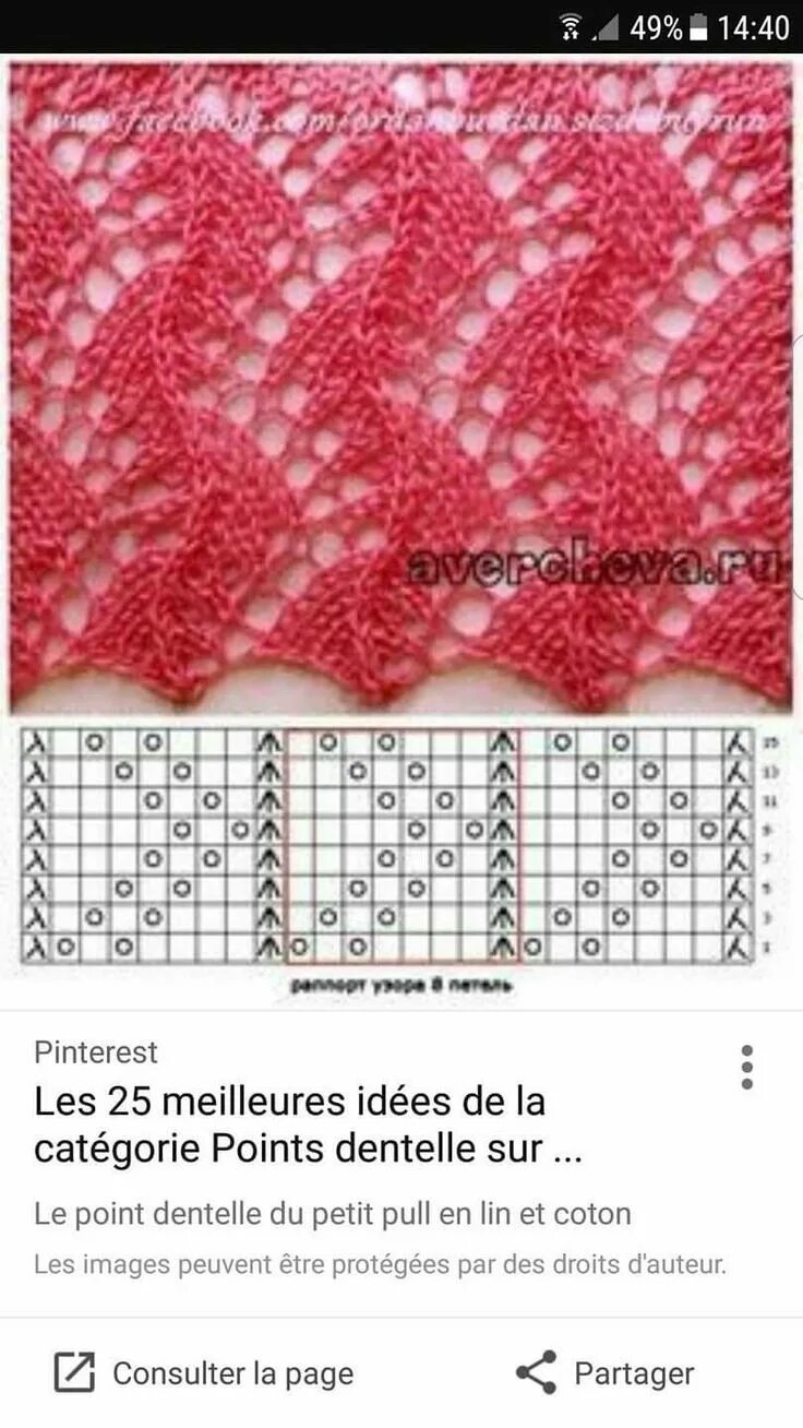 Простой узор для мохера спицами схемы Pin on Tutos points tricot Lace knitting patterns, Lace knitting stitches, Knitt