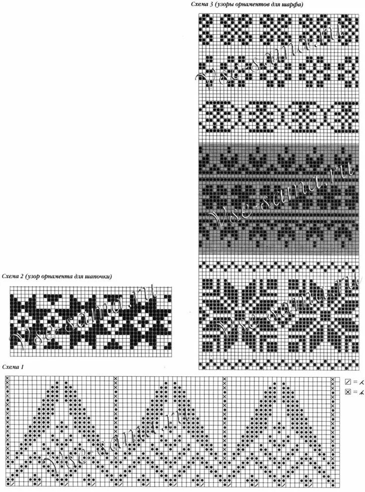 Простой жаккард спицами схемы схемы для юбки связанной жаккардовым узором жаккардовыми узорами, схемы #yandexi