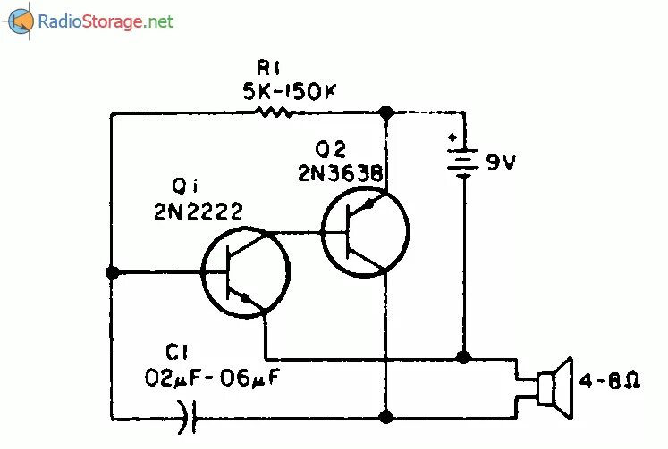 Простой звуковой генератор своими руками схема Определитель выводов транзистора