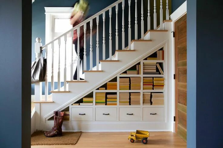 Пространство под лестницей в частном доме фото 12 Creative Ways to Use the Space Under Your Stairs Stair storage, Under stairs,