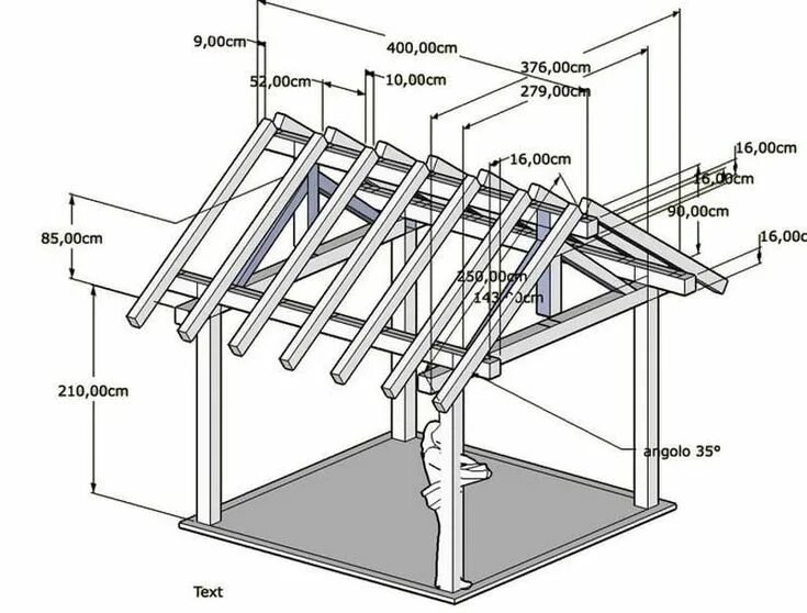 Простые беседки чертеж Sturdy Gazebo: Functional 10-Step Project Pergola designs, Shed plans, Pergola