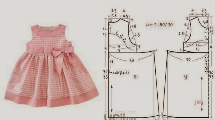Простые детские выкройки своими руками Chart đồ cho bé Thời trang, Quần áo, Con gái