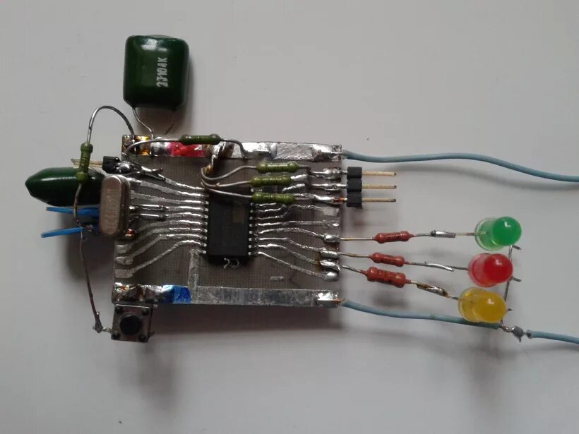 Простые электронные самоделки Макетная плата для Attiny 2313 - Электроника, самоделки - Nazar - Участники - Фо