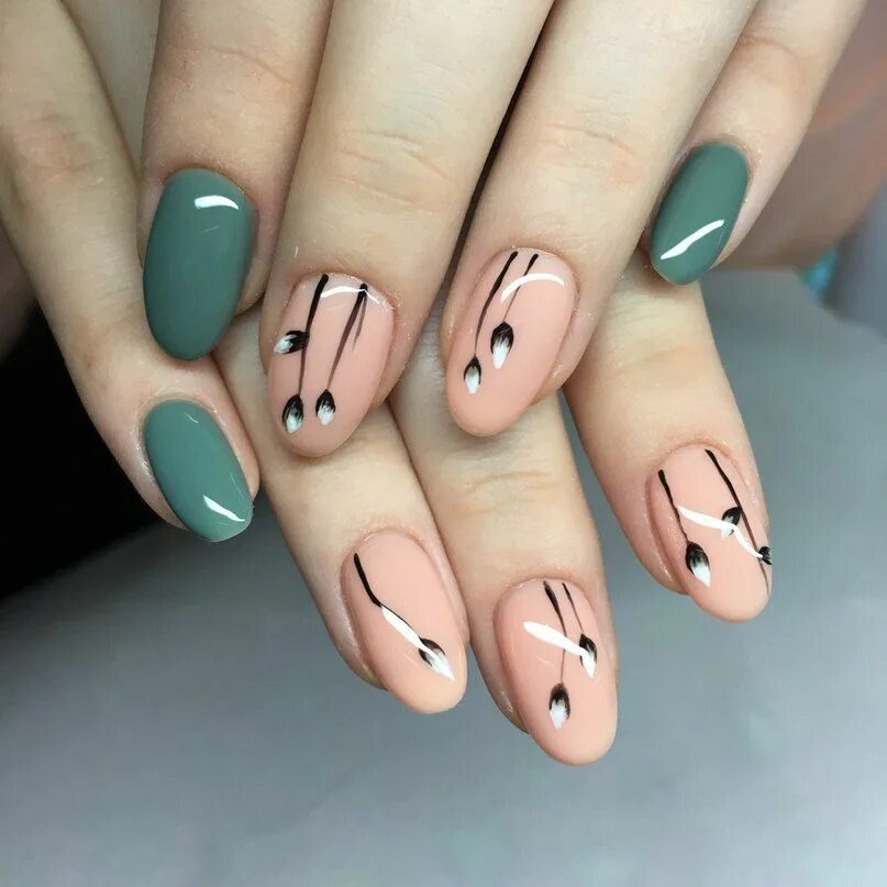 Простые идеи дизайна маникюра Маникюр - дизайн ногтей Ongles fun, Nail art designs, Ongles beiges