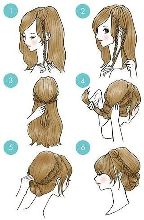 Простые красивые прически для девушек 65 Women's Easy Hairstyles Step By Step DIY - The Finest Feed Hair designs, Medi