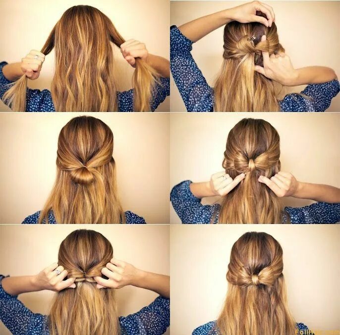 Простые красивые прически на день рождения Tutorial Pony hairstyles, Long hair styles, Medium length hair styles