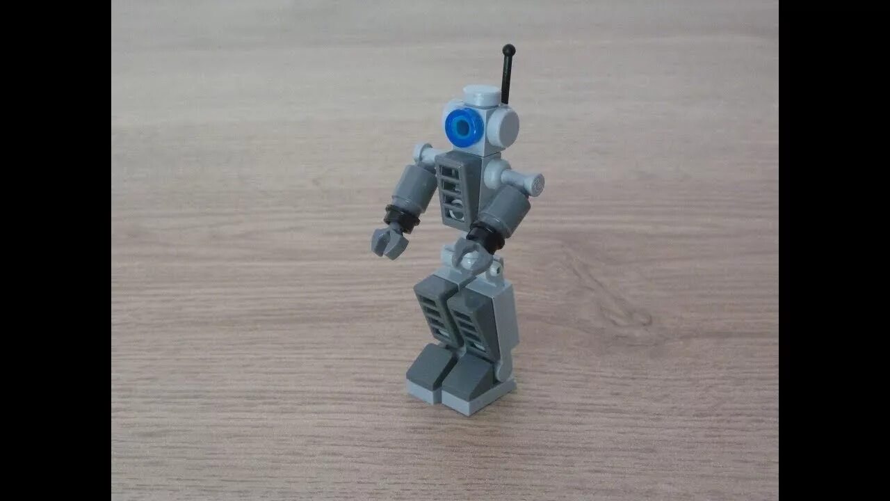 Простые лего самоделки LEGO How to Build a Mini Robot Mech #2 Instructions Tutorial MOC - YouTube