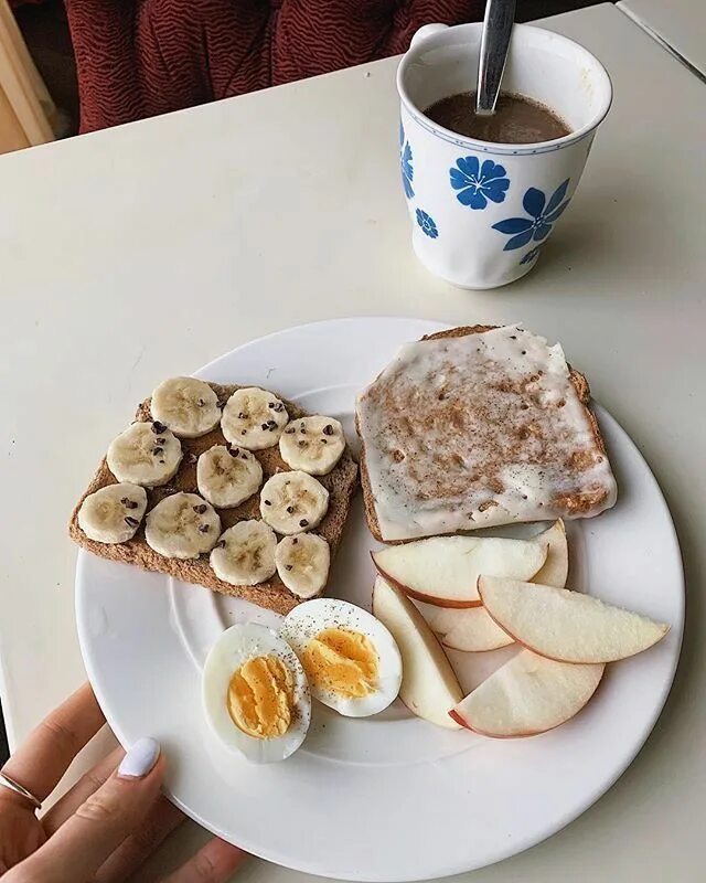 Простые пп завтраки фото Pin de Ariana Alejandra en Breakfast Comida saludable desayuno, Preparar comida 