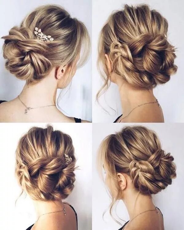 Простые прически на длинные на свадьбу 30 HALF UP HALF DOWN WEDDING HAIRSTYLES IDEAS EASY Chignon mariée, Coiffure demo