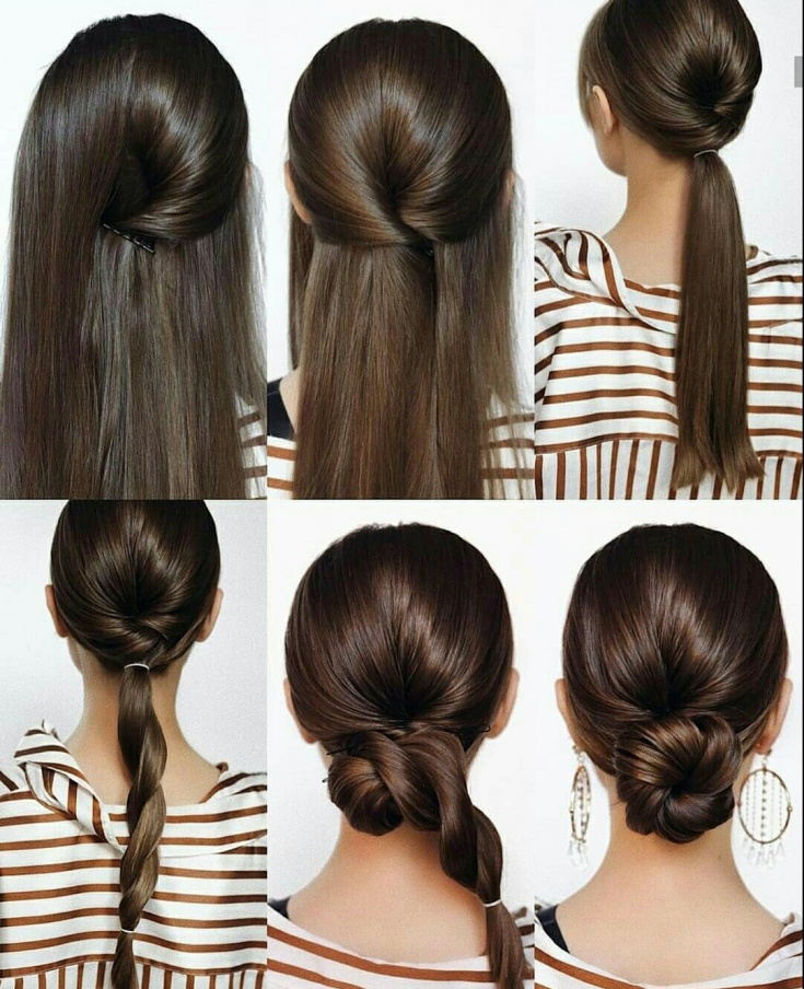 12 cute hairstyle ideas for medium-length hair Hair lengths, Hair tutorial, Medi