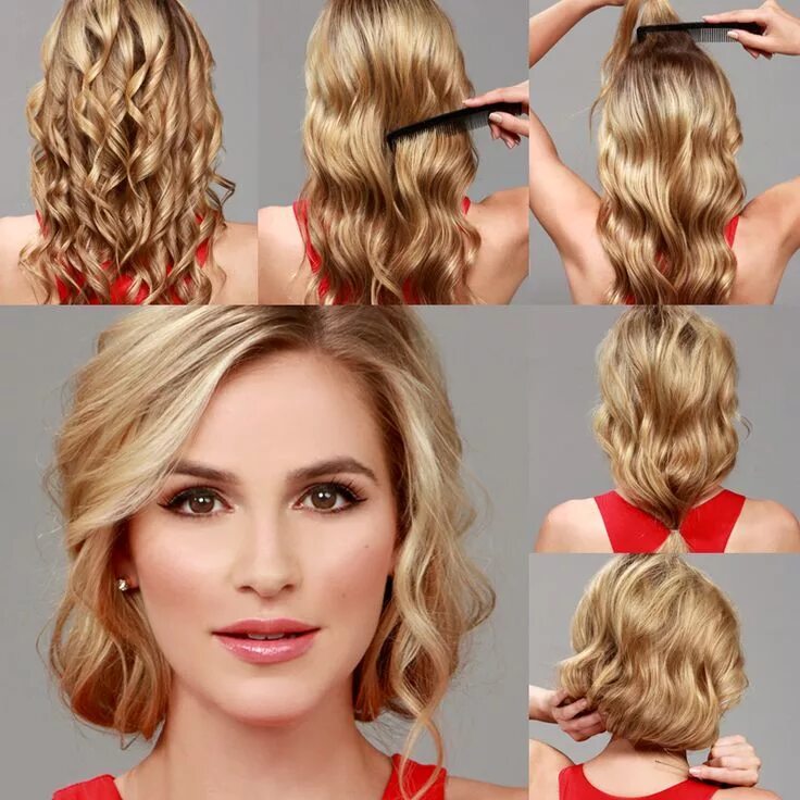 Простые прически на средние волосы на праздник Lulus How-To: Faux Bob Hair Tutorial - Lulus.com Fashion Blog Gatsby hairstyles 