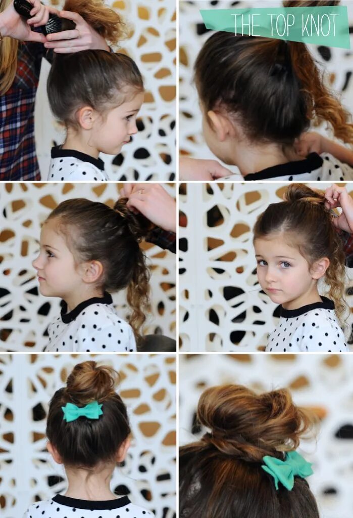 Простые прически в садик на длинные волосы Coiffure pour petite fille Girl hair dos, Little girl hairstyles, Baby girl hair