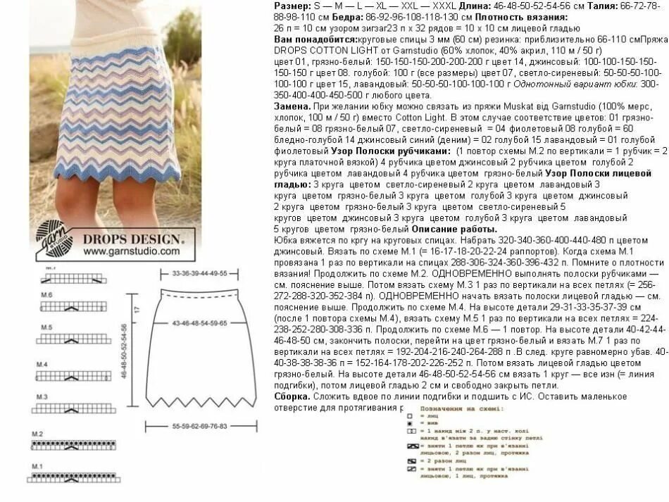 Простые схемы юбок спицами Описание и схема вязания спицами юбки узором зигзаг Юбка, Узоры, Модные юбки