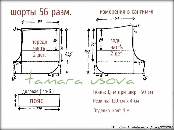 Простые шорты на резинке выкройка женские выкройка платья барышня крестьянка 54 размера бесплатно: 15 тыс изображений найд