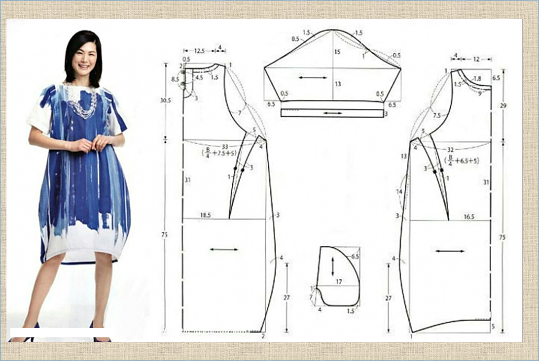 Простые выкройки бесплатно 60 прекрасных платьев-баллон с моделированием и построением выкроек - шьем сами 