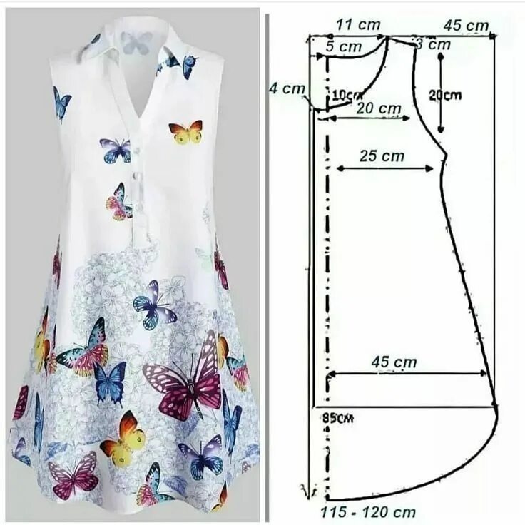 Простые выкройки для лета платья Aprende Corte y Confección Paso a Paso Haga clic en la imagen Sewing clothes wom